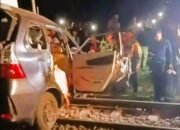 Avanza Ditabrak KA Sri Bilah Utama di Tebing Tinggi, 9 Orang Meninggal Dunia