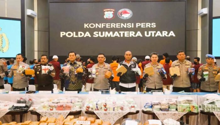 Polda Sumut Musnahkan 161 Kg Sabu, 95 Tersangka Diamankan Selama Awal 2026