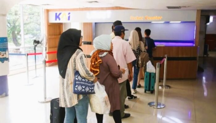 KAI Sumut Catat 72.664 Tiket Kereta Api Lebaran 2026 Telah Terjual