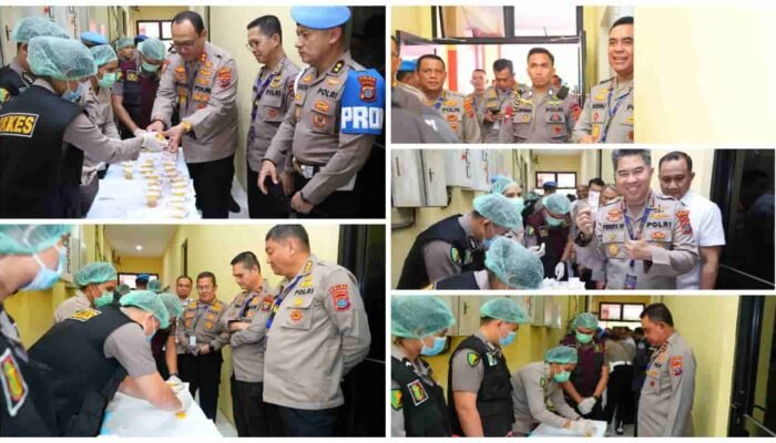 Kapolda Sumut Pimpin Tes Urine Serentak di Rapim 2026, Tegaskan Komitmen Bersih Narkoba