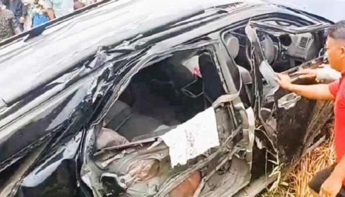 Minibus Tertabrak KA Putri Deli di Asahan, Dua Anak Tewas dan Sopir Kritis