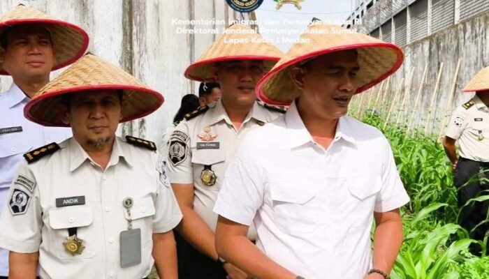 Panen Ketahanan Pangan Lapas Kelas I Medan, Bukti Nyata Pembinaan Produktif dan Kemandirian Warga Binaan