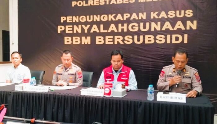 Enam Kasus Terbongkar, Polrestabes Medan Sita 14 Ton Solar Subsidi dari Jaringan Penyelewengan BBM