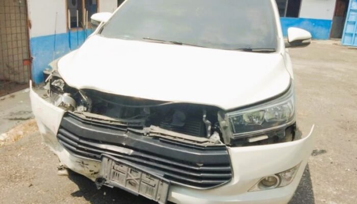Mobil Tabrak Tiga Motor di Medan Tembung, Lima Orang Terluka