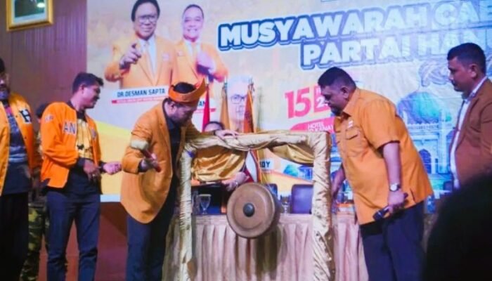 Janses Simbolon Terpilih Aklamasi Pimpin Hanura Medan Periode 2025–2030