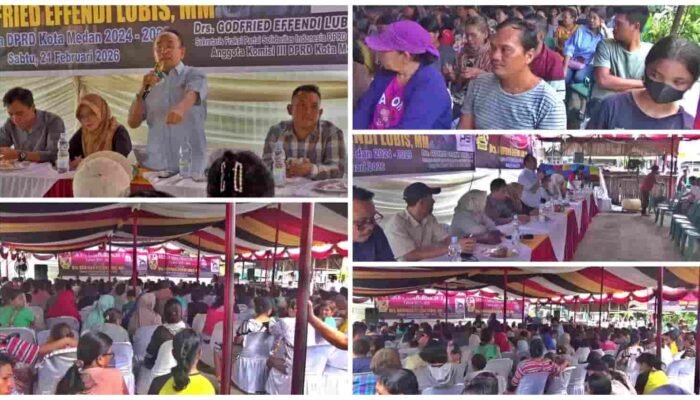 Godfried Lubis Serap Aspirasi Warga Medan Kota, Soroti PKH Lansia, UHC Gratis dan Infrastruktur Lingkungan