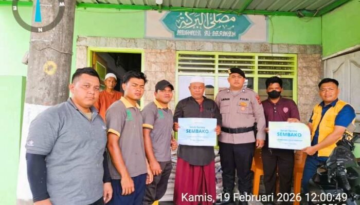 PT Agro Raya Mas Salurkan Ratusan Paket Sembako Jelang Ramadhan di Medan Labuhan