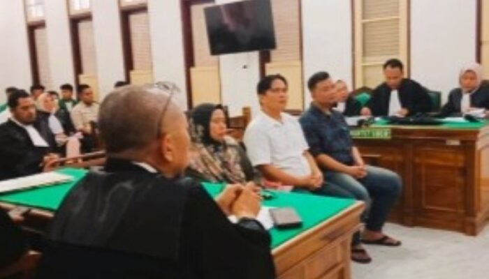Korupsi Proyek Jalan DBH Sawit Rp2,6 Miliar, Tiga Terdakwa Jalani Sidang Perdana di Medan