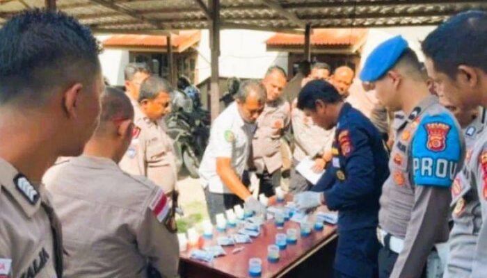 2.800 Personel Polisi di Aceh Jalani Tes Urine, Polda Pastikan Seluruhnya Negatif Narkoba