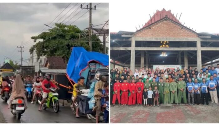 Pemdes Kromasan Bersama Organisasi Pemuda Bagikan Takjil Gratis di Tulungagung, Perkuat Solidaritas Ramadhan