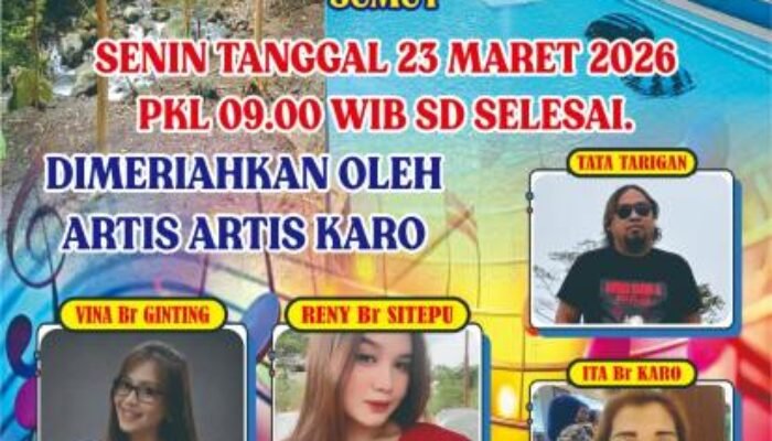 Gebyar Lebaran 2026 di Pantai Sejoli Lau Kulap Langkat Hadirkan Artis Karo dan Hiburan Rakyat