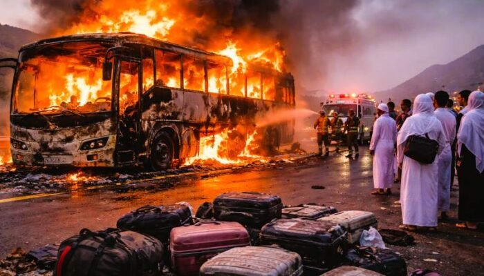 Bus Jemaah Umrah WNI Terbakar di Madinah, Seluruh Penumpang Selamat