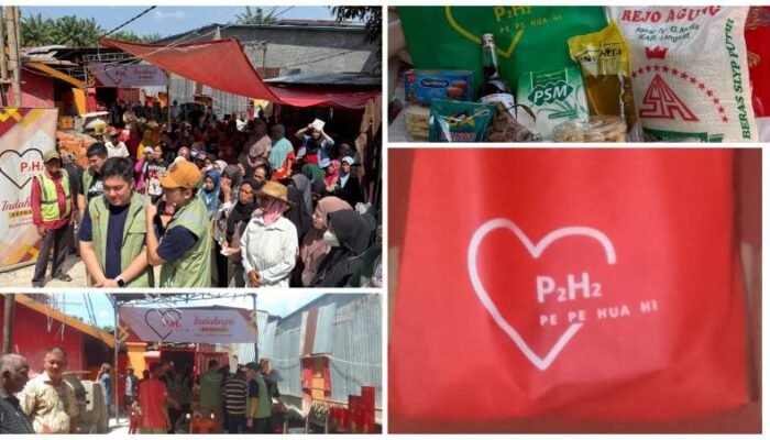 Pengusaha Tionghoa P2H2 Bagikan 200 Paket Sembako di Tanjung Pura Saat Ramadan, Warga Kurang Mampu Terbantu