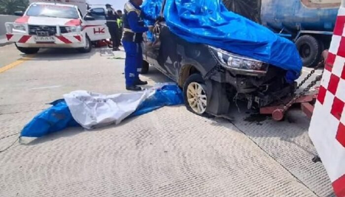 Kecelakaan Maut di Tol Indrapura–Kisaran, Innova Tabrak Truk Boks Tewaskan 4 Orang