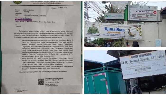 Skandal Klinik di Medan Terkuak, Dugaan Pelanggaran Izin Lingkungan dan Lokasi Disorot Serius