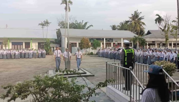 Police Goes To School di Medan Labuhan: Sat Lantas Belawan Tanamkan Disiplin Berlalu Lintas Sejak Dini