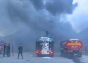 Brimob Polda Sumut Gerak Cepat Padamkan Kebakaran di Medan Timur, 30 Personel Dikerahkan