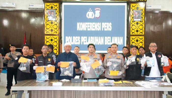 Polres Pelabuhan Belawan Ungkap 320 Kasus dalam 4 Bulan, Narkotika dan Kejahatan Jalanan Jadi Sorotan