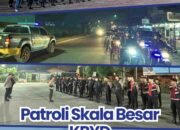 Brimob Polda Sumut Gelar Patroli Skala Besar di Belawan, KRYD Tekan Kejahatan Malam Hari