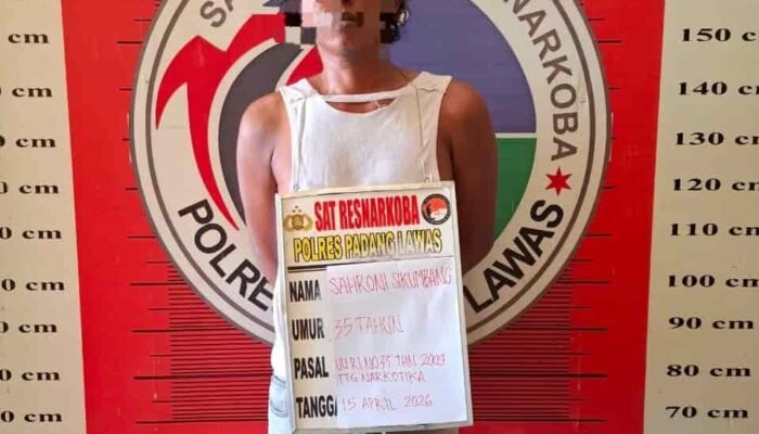 Polres Padang Lawas Bongkar Jaringan Sabu di Barumun, Dua Pria Ditangkap dengan Barang Bukti Puluhan Gram