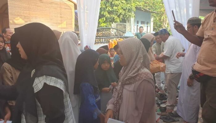 Luvindo Rutin Santuni Anak Yatim dan Kaum Duafa di Marendal, Syukuran Aqiqah Anak Keempat Jadi Momentum Berbagi