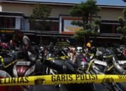 Sindikat Penadah Motor Curian di Medan Terungkap, 136 Kendaraan Disita dan 145 Tersangka Kejahatan Jalanan Ditangkap