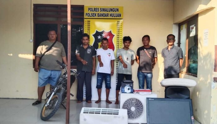 Polres Simalungun Gerak Cepat! Tiga Pelaku Curat Dibekuk Sekaligus, Kerugian Rp14,5 Juta Terungkap