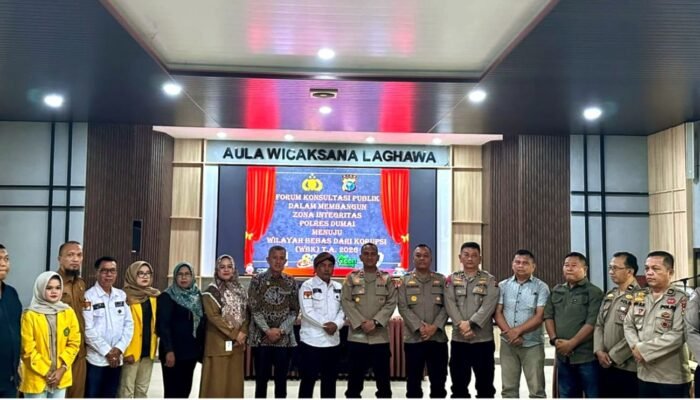 Polres Dumai Gelar Forum Konsultasi Publik, Wujudkan Zona Integritas Menuju WBK 2026
