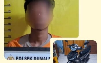 Polsek Dumai Barat Ungkap Curanmor di Mekar Sari, Pelaku KW alias Nan Diamankan