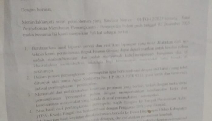 Mitra Pruning Langkat Kecewa: Keterangan Kadis LH Erwin Disebut Cemarkan Nama Baik