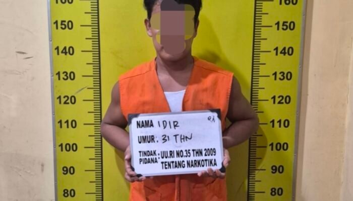 Sat Narkoba Polresta Deli Serdang Tangkap Pria Simpan Sabu 0,42 Gram di Pantai Labu