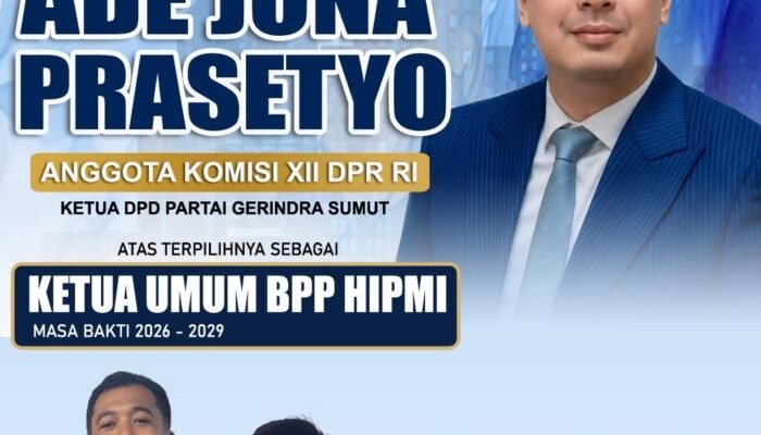 Ade Jona Prasetyo Terpilih Pimpin BPP HIPMI 2026–2029, Fauzi SH Soroti Harapan Besar bagi Pengusaha Muda Indonesia