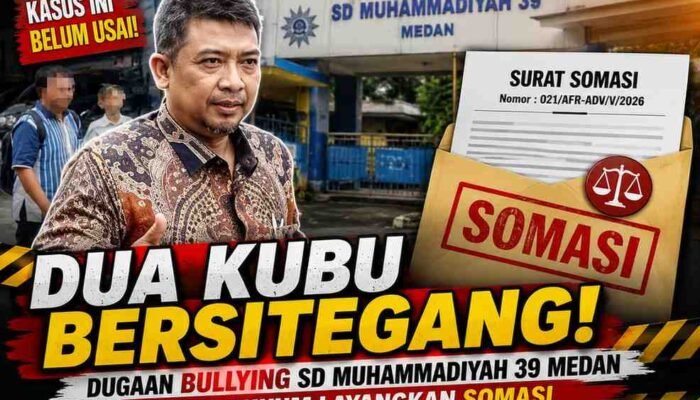 Dugaan Bullying SD Muhammadiyah 39 Medan Disorot, Kuasa Hukum Layangkan Somasi dan Minta Kepala Sekolah Mundur