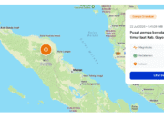Gempa M 4,3 Guncang Gayo Lues, Getaran Terasa hingga Kota Medan