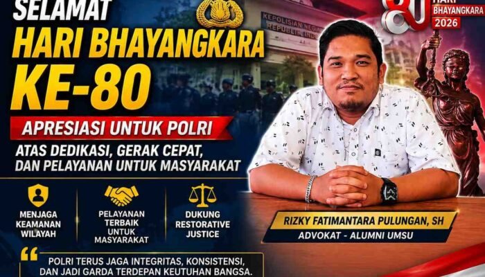 Advokat Rizky Fatimantara Pulungan Apresiasi Kinerja Polri di Hari Bhayangkara ke-80