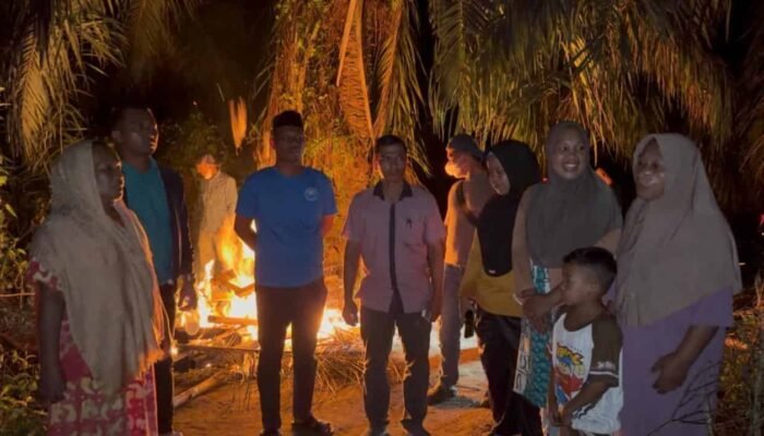 Dua Gubuk Diduga Jadi Tempat Penyalahgunaan Narkoba di Desa Bubun Dibongkar Polisi, Warga Ikut Saksikan Penertiban