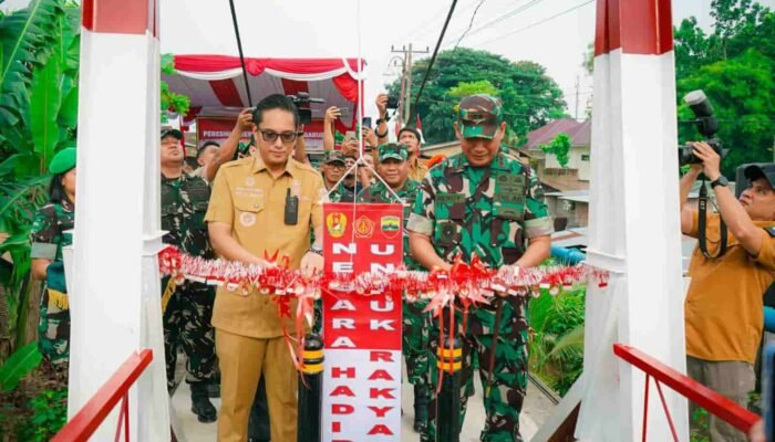 Akses Warga Tiga Kecamatan Pulih, Jembatan Perintis Garuda Kini Resmi Difungsikan