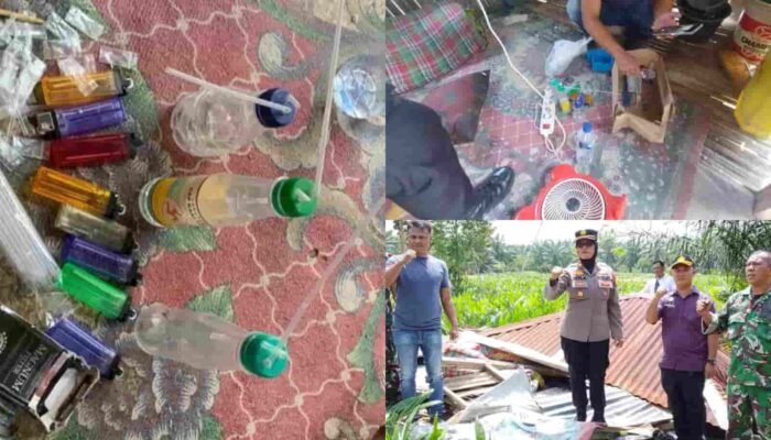 Barak Diduga Jadi Tempat Penyalahgunaan Narkoba di Hamparan Perak Dibongkar, Polisi Libatkan TNI dan Pemerintah Desa