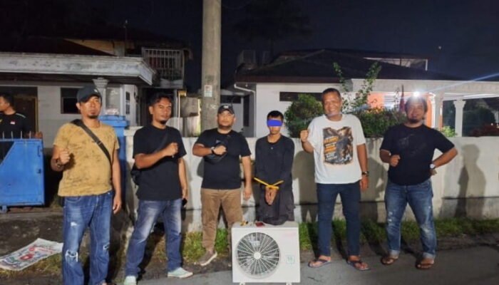 Warga Teriak Maling, Jatanras Simalungun Bekuk Terduga Pencuri Rumah Kosong