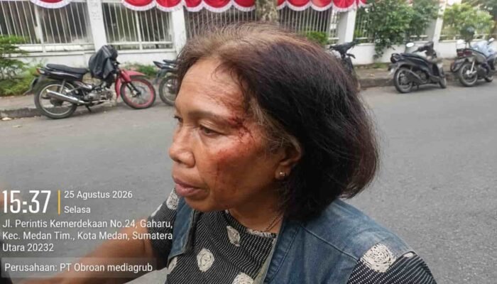Wartawati Lapor ke Polrestabes Medan Usai Diduga Didorong hingga Pelipis Robek
