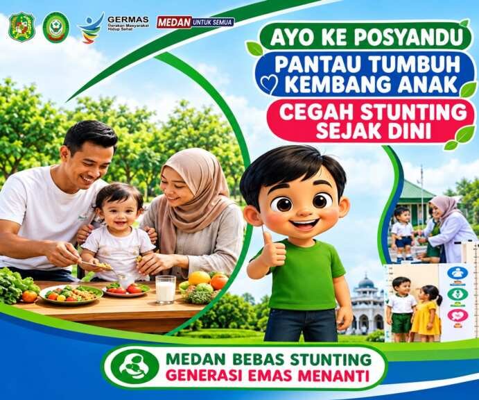 Cegah Stunting Pemko Medan