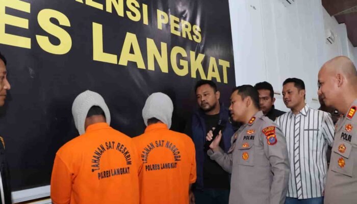 Kasus Pembunuhan di Langkat Terungkap, Dua Terduga Pelaku Diamankan Polisi