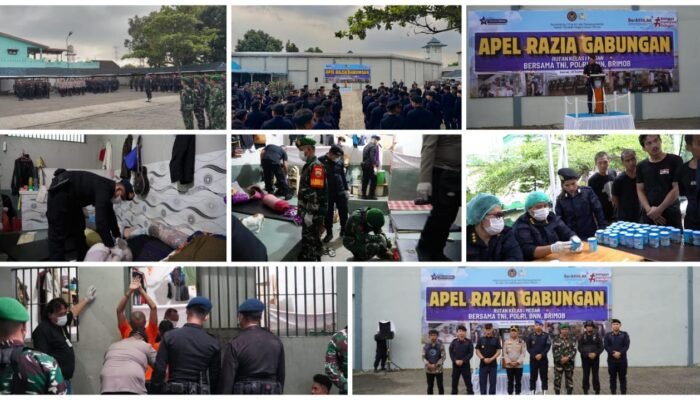 Ratusan APH Kepung Rutan I Medan, 500 Warga Binaan Jalani Tes Urine dalam Razia Gabungan