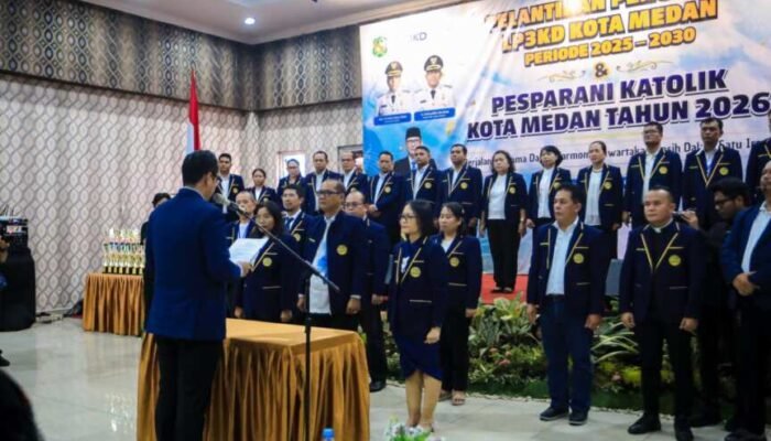 LP3KD Medan Dikukuhkan, Rico Waas Dorong Pesparani Jadi Agenda Berkelanjutan