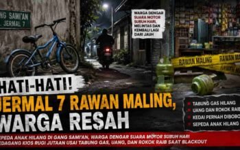 Hati-hati! Jermal 7 Rawan Maling, Sepeda Anak Hilang hingga Kios Pedagang Pernah Dibobol