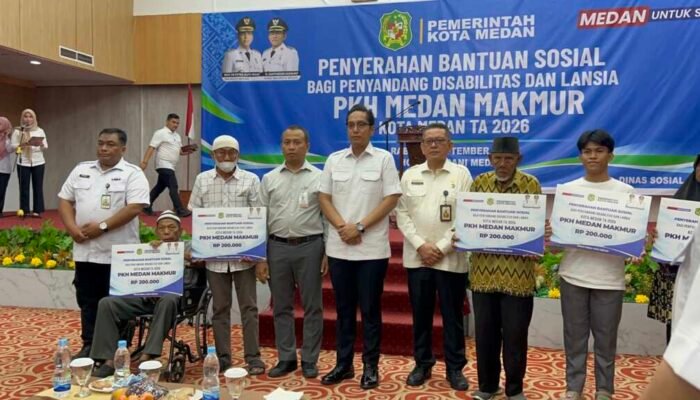 Warga Lansia dan Disabilitas Mulai Terima PKH Medan Makmur, Pemko Medan Siapkan Perluasan hingga 20 Ribu Penerima