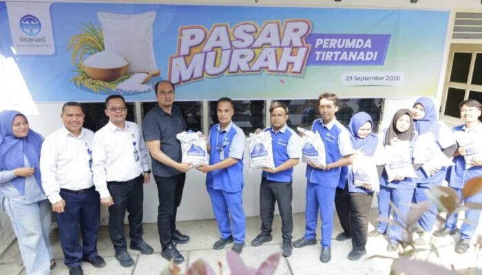 Pasar Murah Tirtanadi Diserbu Warga, Rp50 Ribu Dapat 5 Kg Beras