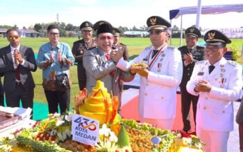 HUT ke-436 Kota Medan Digelar Khidmat, Wali Kota Ajak Warga Kawal Keamanan dan Pembangunan
