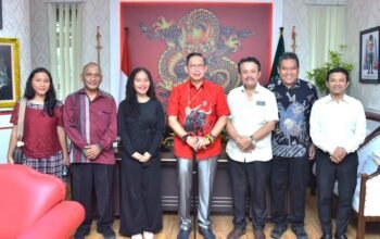 Wakili Medan ke Ajang Budaya di China, Tio Manuella Temui Ketua DPRD Kota Medan
