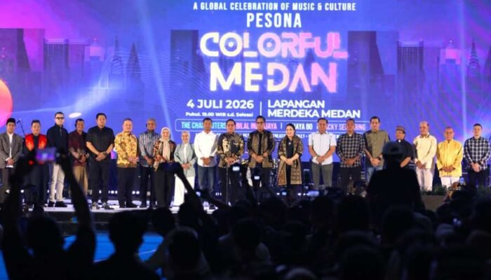 Pesona Colorful Medan Semarakkan HUT ke-436, Kulcapi Karo Antar Kota Pecahkan Rekor MURI